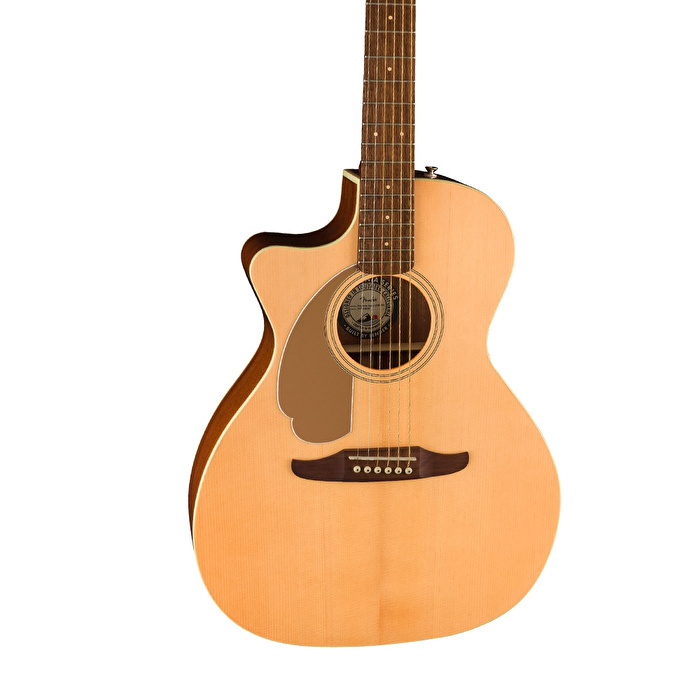 Fender Newporter Player LH Ceviz Klavye GPG Natural Solak Elektro Akustik Gitar